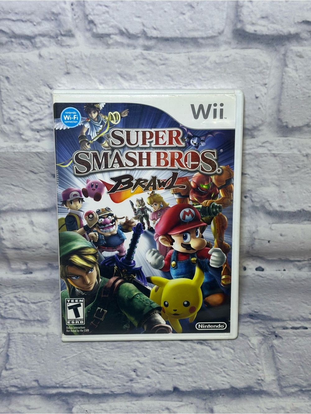 Super Smash Bros. Brawl (Nintendo Wii, 2008) With Manual And Case Tested